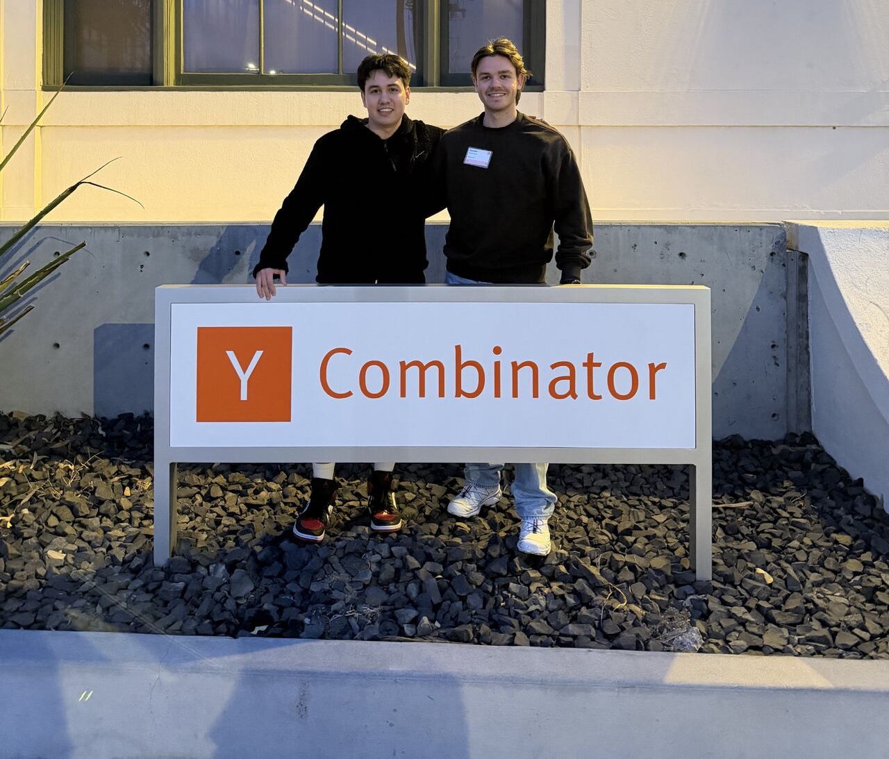 Zander Schweitzer and Cielo Nicolosi at Y Combinator